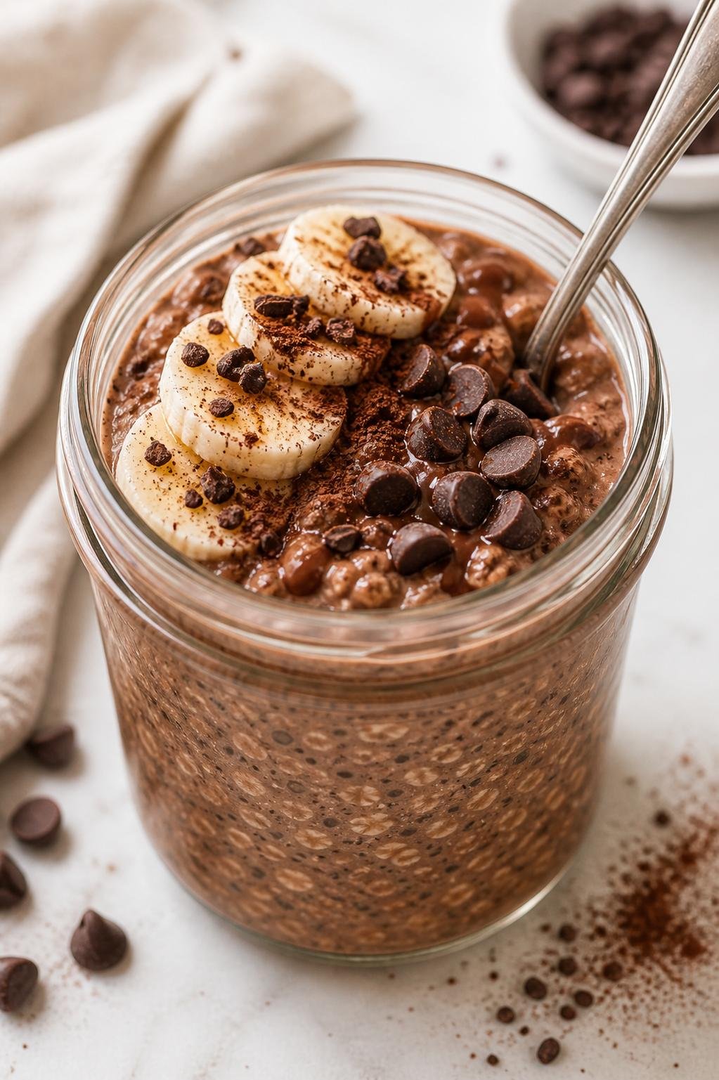 Chocolate Protein Overnight Oats (Low Calorie & Meal Prep Friendly)